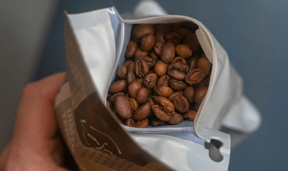 coffee bag with valve coffee bag with valve