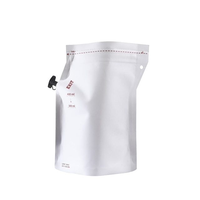 Eco-friendly Zip Top Stand Up Spouted Pouches Portable Cold Brew Coffee Filter Paper Bag