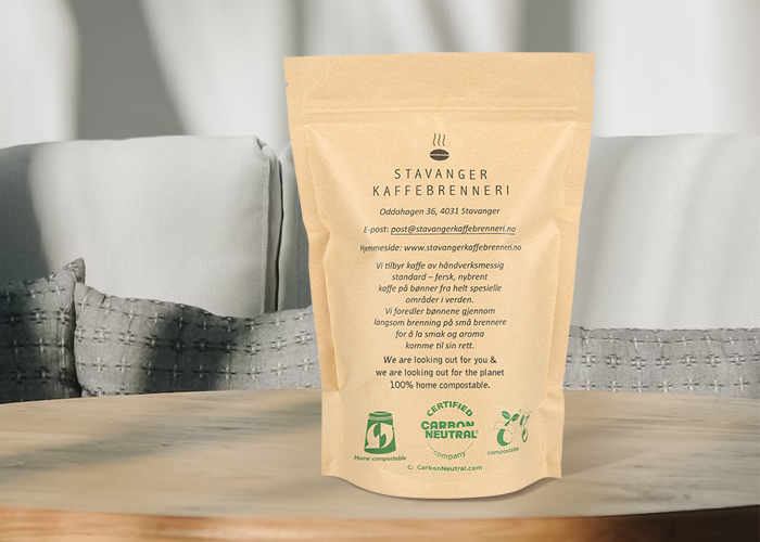 compostable kraft paper bag