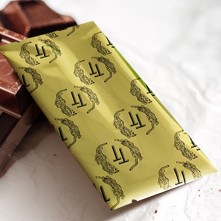 Eco Friendly Packaging Chocolate Candy Bar Foil Pouch