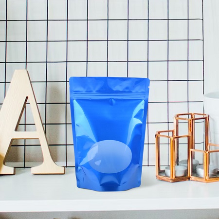 stand up pouch with window