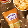 Laminated Large Gusset Bottom Custom Biodegradable 8 Oz Chip Bags Wholesale