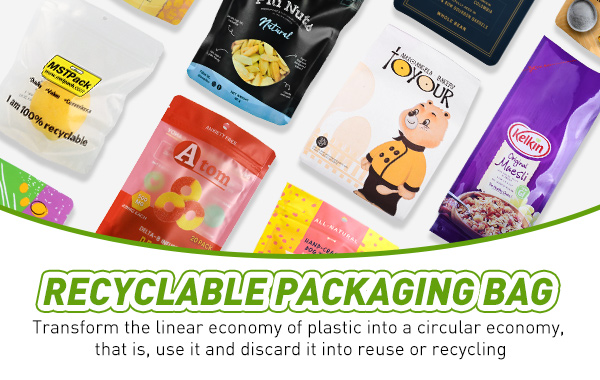 Recyclable packaging bag