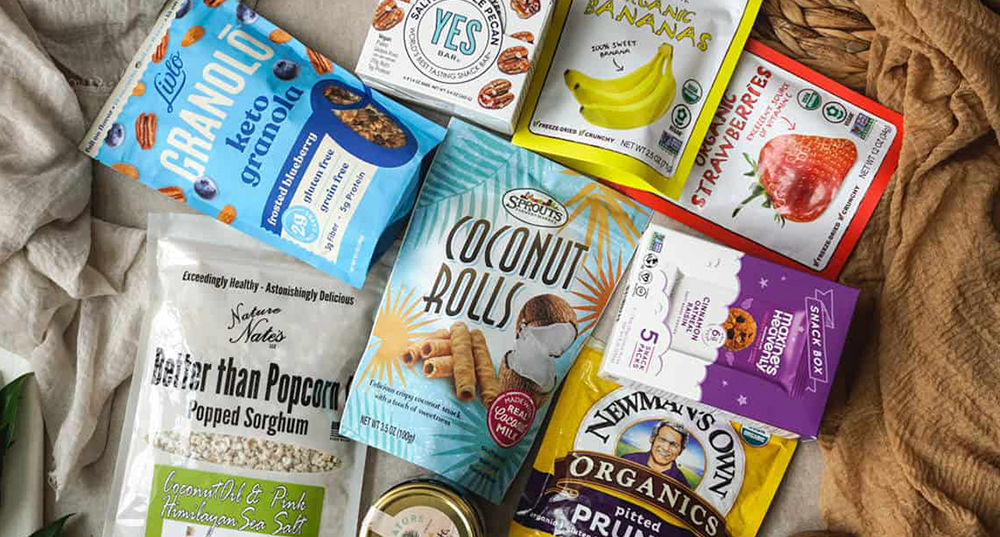 organic snack food packaging