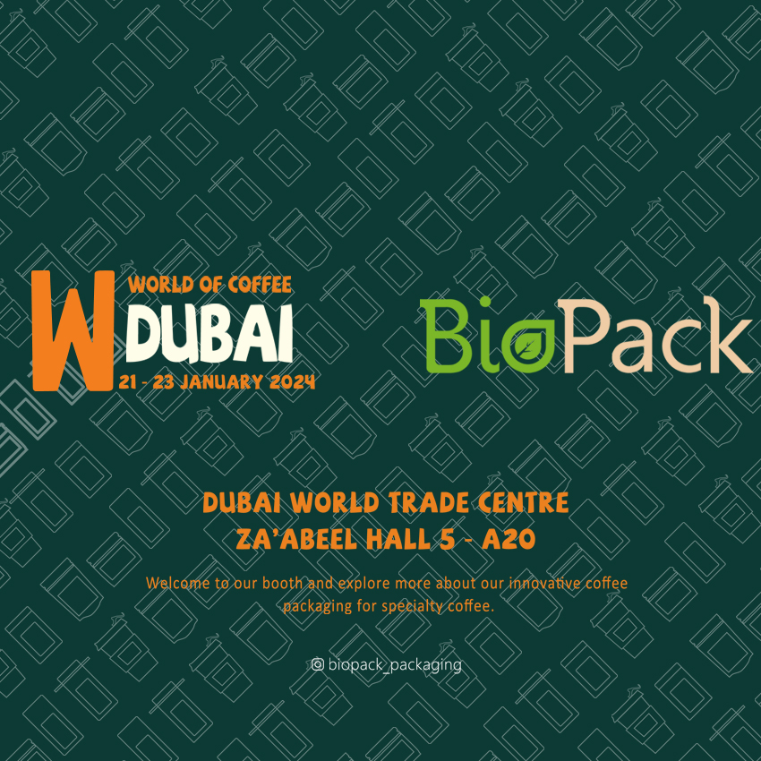Biopack Showcases Innovative and Sustainable Coffee Packaging Solutions at World of Coffee 2024 in Dubai