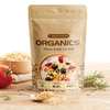 Best Eco Friendly Zip Top Custom Design Brown Paper Granola Bags Packaging