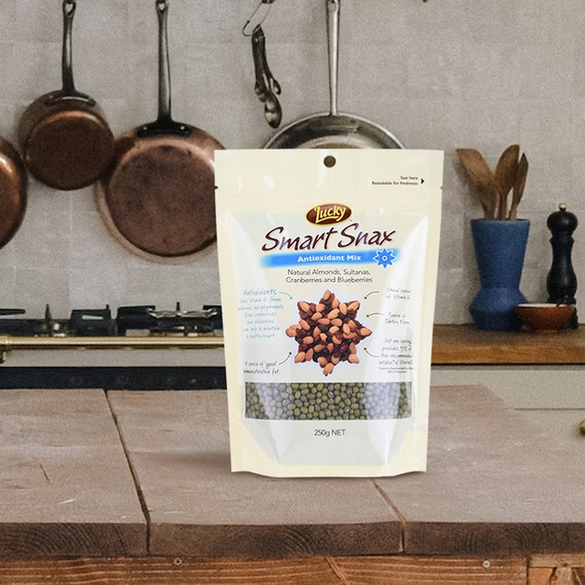 Plant-based Recyclable Customized Digital Printed Mixed Dried Fruit Snack Bags