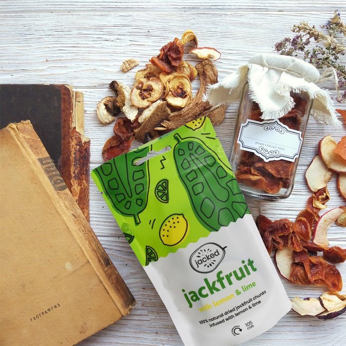 Go Green Packaging Digital Printed Recycled Plastic Ziplock Banana Chips Bag
