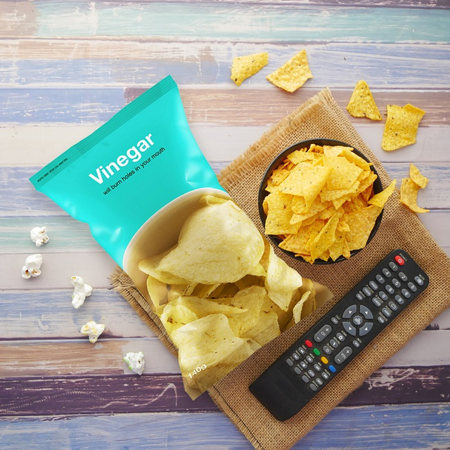 Reduce Carbon Footrprint Printable Recyclable 4 Oz Potato Chips Bags Personalizadas