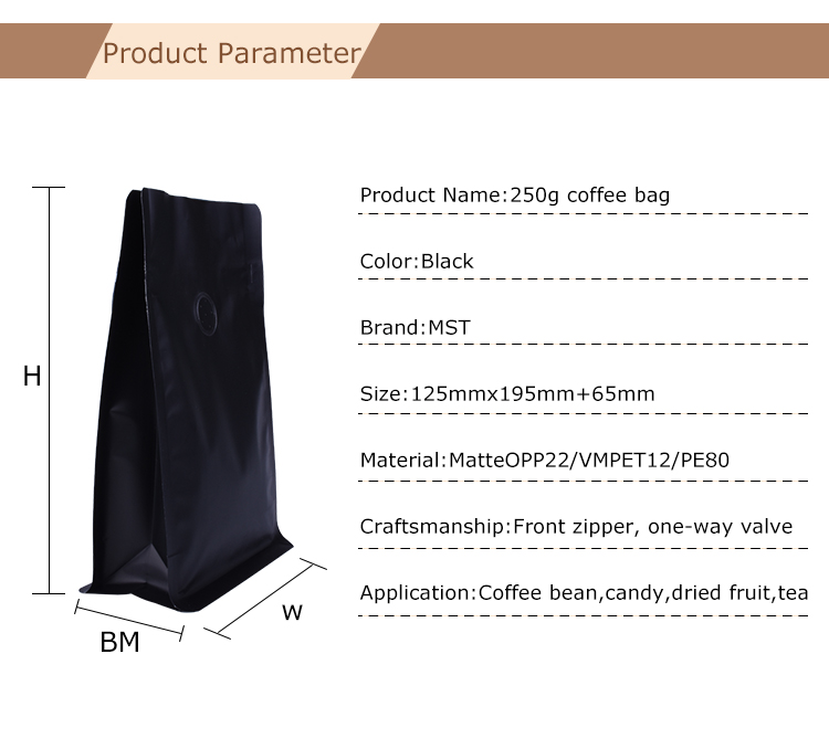 250g black coffee bags (2)