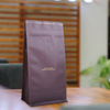 Food Grade Laminated Empty Biodegradable Black Kraft Coffee Bags Wholesale