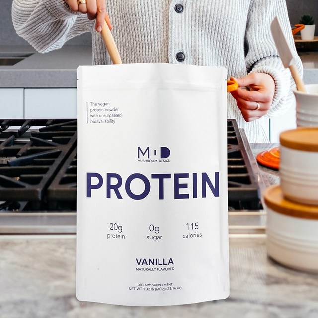 High Barrier Low Carbon Footprint Recyclable Mylar Foil Zip Muscletech Protein Bags