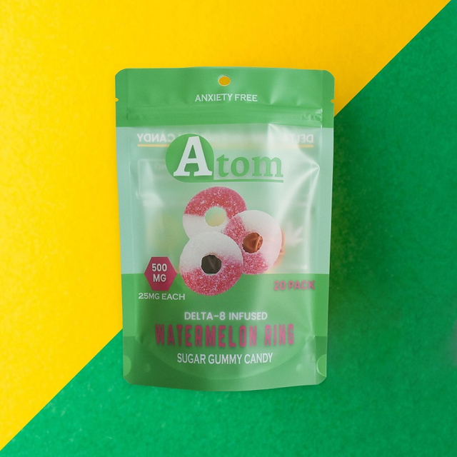Custom Sizes BPA-free Recycled Resealable Mini THC Gummy Bear Bags