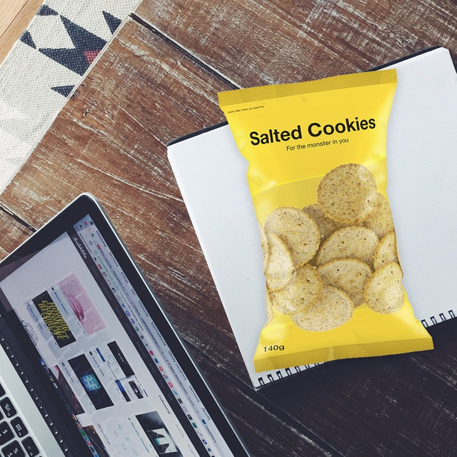 Personalized Matte Flat Bottom Clear Cellophane Compostable Cracker Bags
