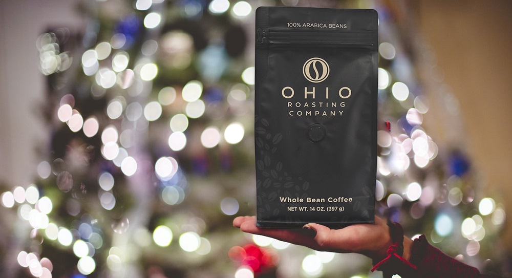 festive coffee packaging