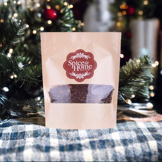 Custom Recycling Brown Paper Stand Up Pouches with Valve And Zipper