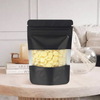 Low Carbon Footprint Resealable Small Kraft Paper Stand Up Pouch For Popcorn Snack