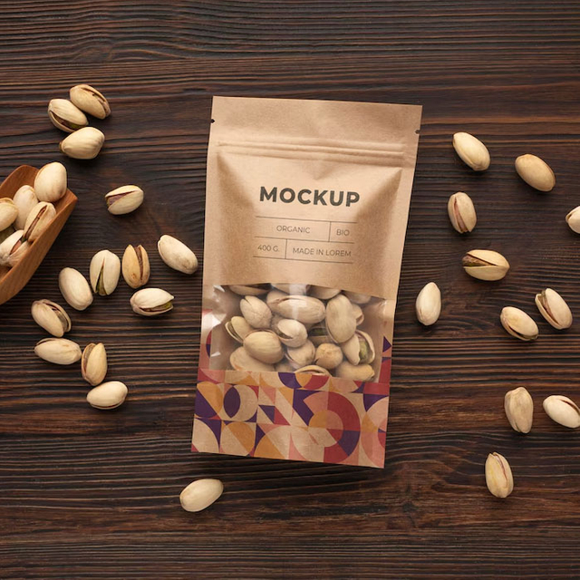 Recyclable Organic Pistachio Nuts Bag Packaging