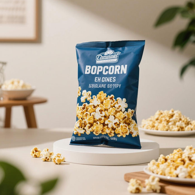 Sustainable Roll Film Packaging for Popcorn