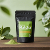 Eco-friendly Black Pouch Matcha Powder Bag