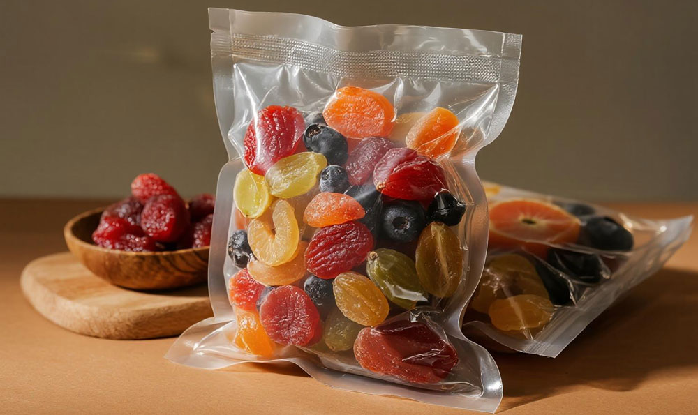 vacuum sealed bag for dried fruits