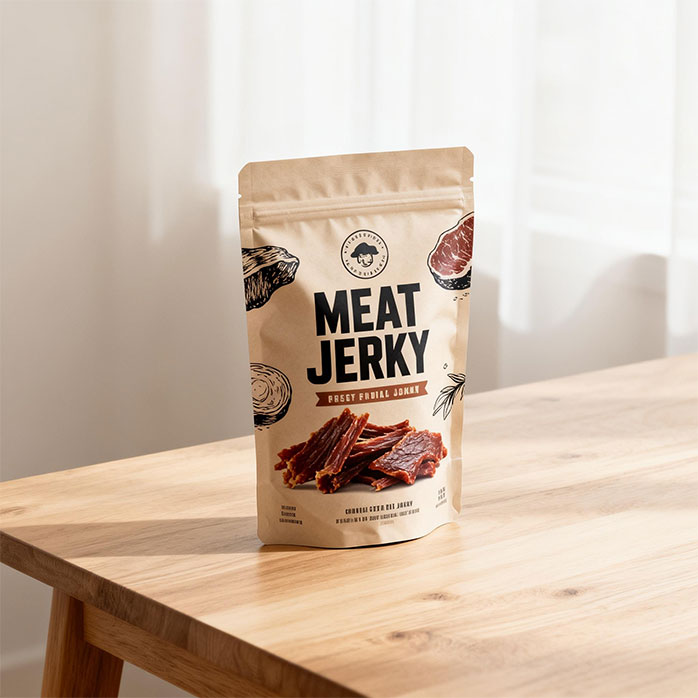 Custom Recyclable Jerky Bags Packaging