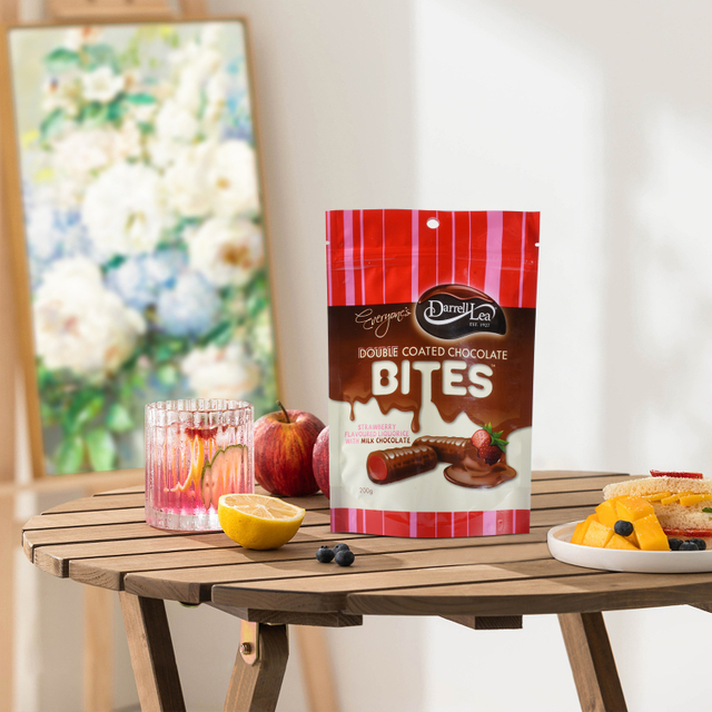 Eco Friendly Digital Printing Custom Smell Proof Flat Bottom Candy Bags Eco Friendly Bags for Food