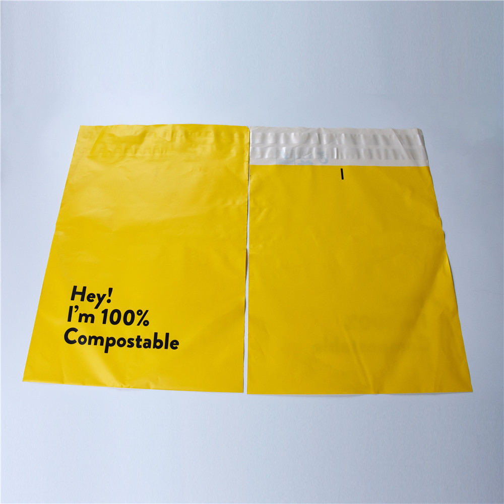 Custom Logo Biodegradable Mailers Made From Renewable Bioplastic Film