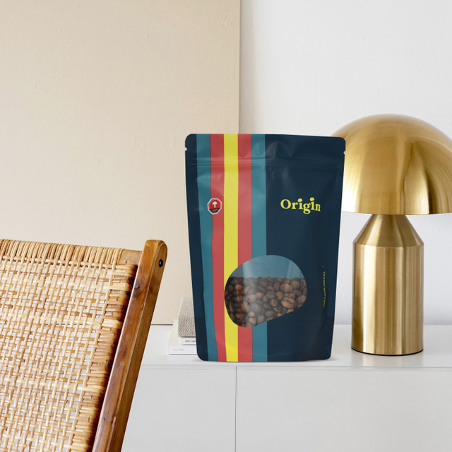 Stand Up Coffee Tea Bag with Zipper Recyclable