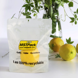100% Recycled Renewable Source Material Eco Packaging for Organic Vegetable