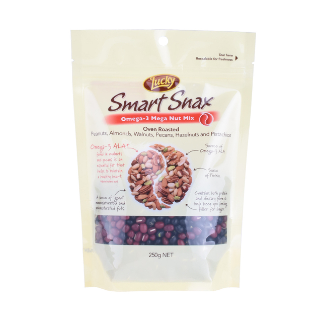 Organic Nuts Stand Up Bags Digital Printing