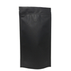 1kg Recyclable Matte Black Coffee Packaging Stand Up Pouches with Logo Printing