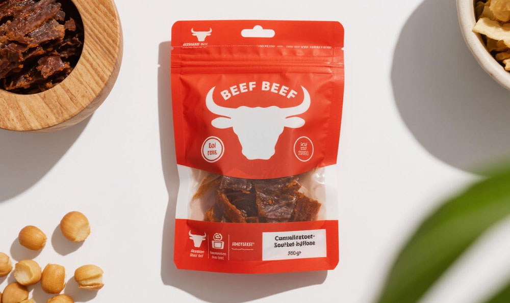 custom printed snack pouch