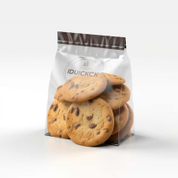 Personalized Matte Flat Bottom Clear Cellophane Compostable Cracker Bags