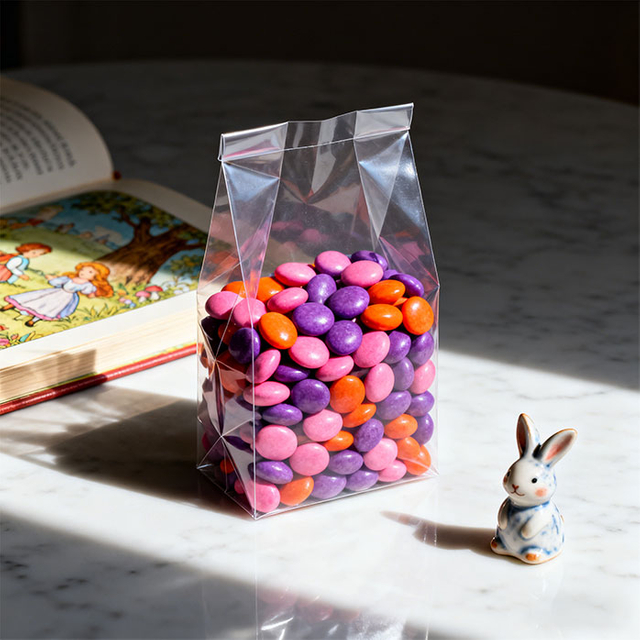 Empty Clear Cello Chocolate Candy Bags