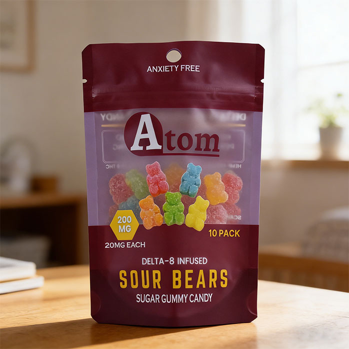 Bio-based Recycled Brown Gummy Bears Bag