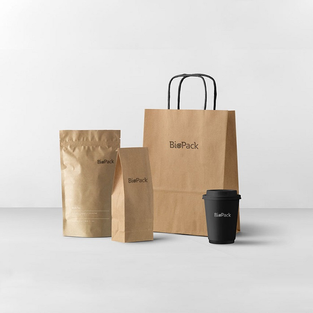 Food Grade Flexible Coffee Packaging Barrier Stand Up Pouch 16 Oz with Valve