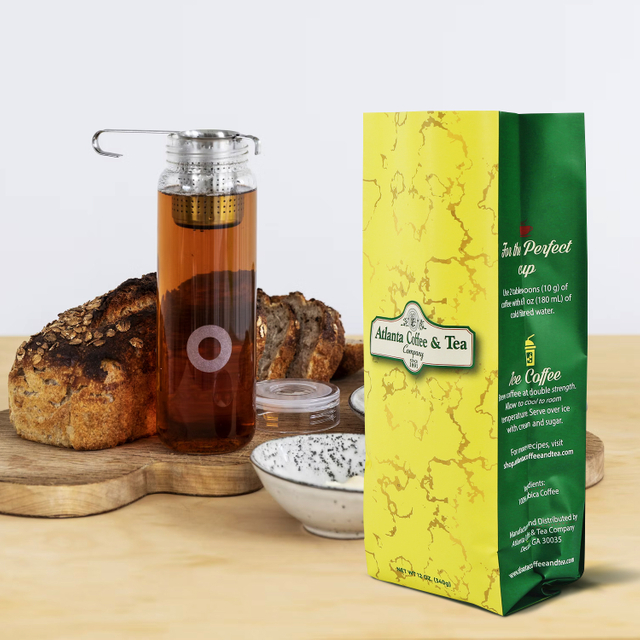 Environmentally Friendly Carbon Neutral Side Gusset Coffee Bags with One Way Degassing Valve