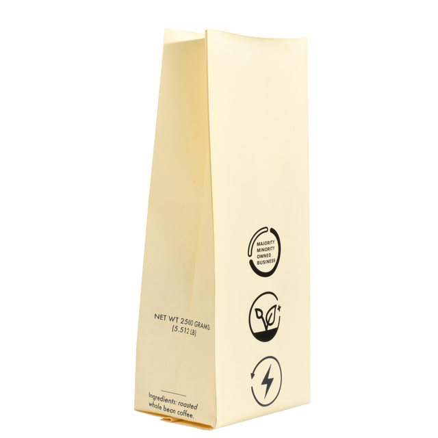 Plant-based Recyclable Side Gusset Coffee Bags with Window