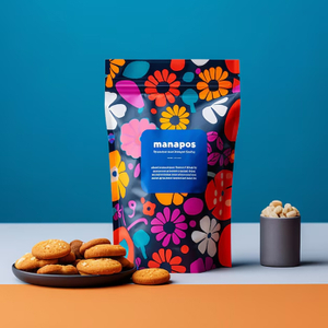Digitally Printed Empty Eco Friendly Resealable Small Cookie Bags Wholesale