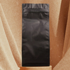 100PCS 1kg Matte Black 4-sided Gusset Box Bottom Bags