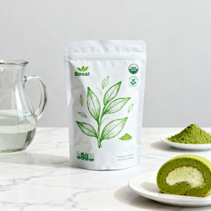 Custom Stand-up Pouch Packaging for Matcha Tea