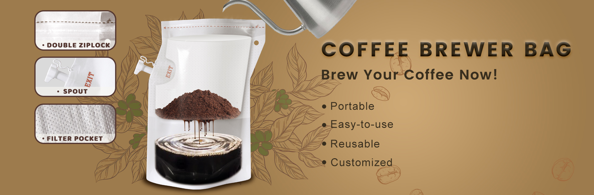 coffee bag brewer
