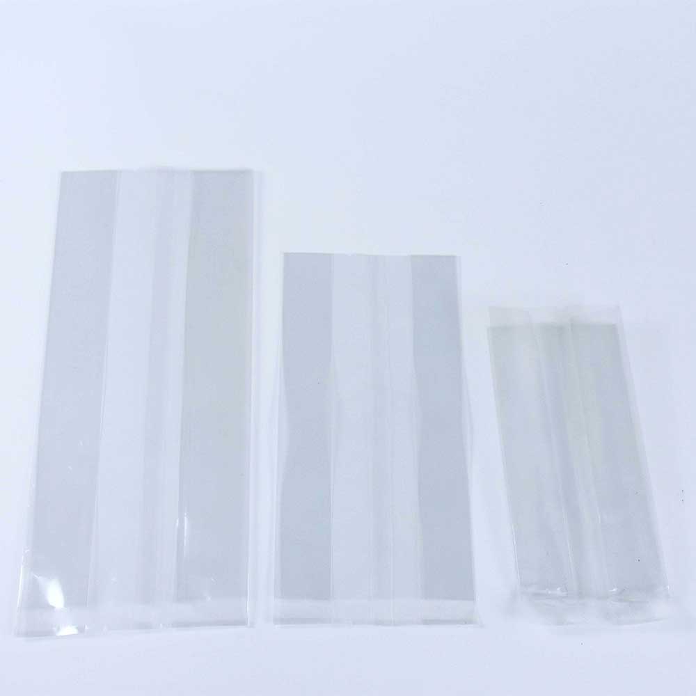 Certified Compostable PLA / Cellophane High Clarity Clear Side Gusset Bags for Gifts