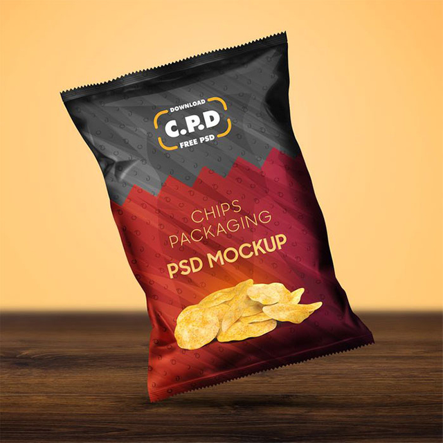 Sustainable Custom Printed Plastic Roll Stock Film Packaging​for Crispy Chips