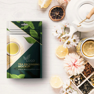 High Quality Biodegradable Plastic Printed Tea Packaging Pouch Wholesale