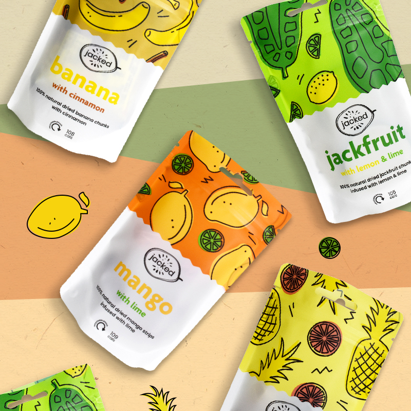 Jackfruit in Digitally Printed Recyclable Pouches