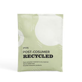 Post-consumer Recycled Flat Pouch