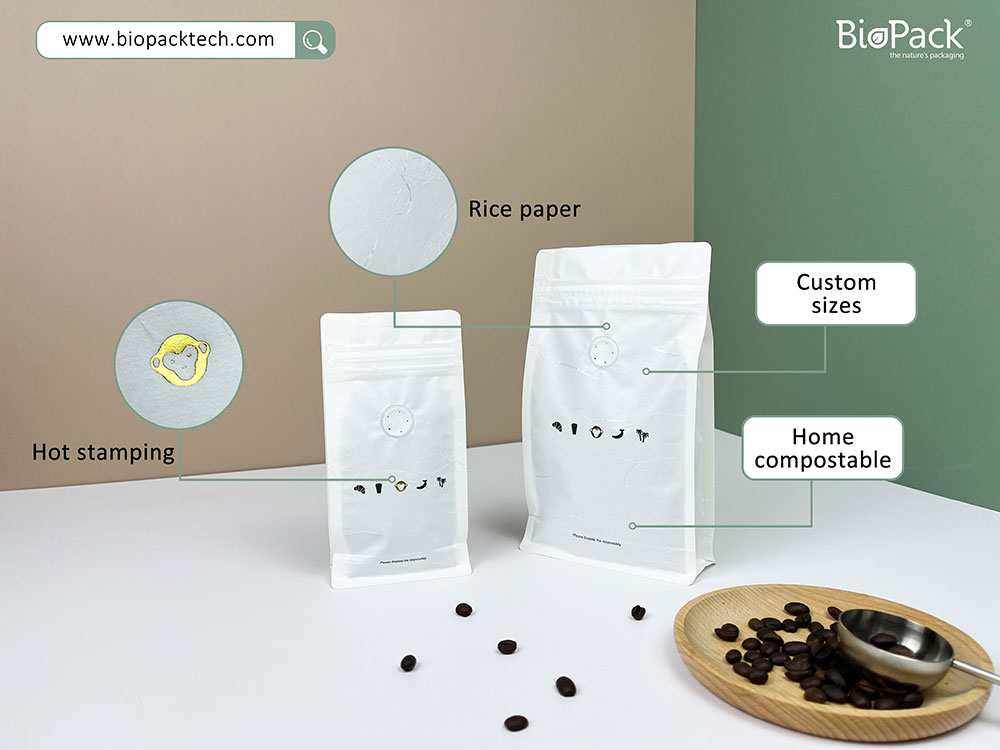 rice paper coffee packaging