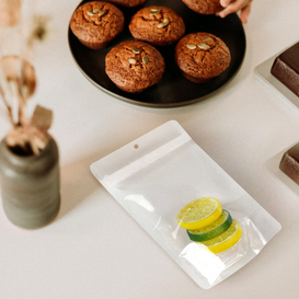 Carbon Negative Compostable Ziplock Bags for Organic Dried Fruits Packaging